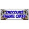 Signmission CHOCOLATE FUNNEL CAKES BANNER SIGN bakery cake cookies pastry bread baker B-Chocolate Funnel Cakes - alternate 1